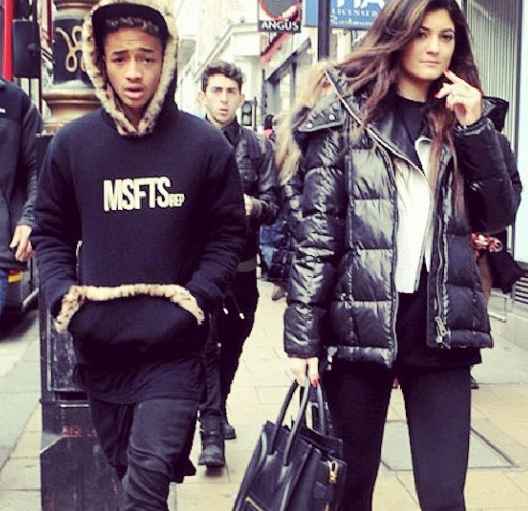 Jaden with Kylie Jenner back in 2013.